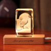Picture of Personalized 2D or 3D Crystal Photo Keychain Gift in Heart Crystal - Custom Photo Keychain - Pet Lover Gift