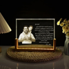 Picture of Custom Photo Crystal Night Light: Personalized Crystal Photo Frame With A Warm Color Light Base