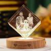 Picture of Custom Photo 3D Laser Crystal: Photo In Diamond Crystal | Personalized 3D Photo Laser Crystal | Unique Gift for Birthday Wedding Christmas etc.