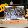 Picture of Custom Photo 3D Laser Crystal: Photo In Landscape Crystal | Personalized 3D Photo Laser Crystal | Unique Gift for Birthday Wedding Christmas etc.