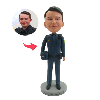 Picture of Custom Bobbleheads:  Policeman | Personalized Bobbleheads for the Special Someone as a Unique Gift Idea｜Best Gift Idea for Birthday, Christmas, Thanksgiving etc.