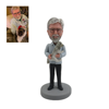 Picture of Custom Bobbleheads: Old Man With Dog | Personalized Bobbleheads for the Special Someone as a Unique Gift Idea｜Best Gift Idea for Birthday, Christmas, Thanksgiving etc.