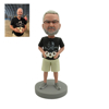 Picture of Custom Bobbleheads:  Man Holding Cup| Personalized Bobbleheads for the Special Someone as a Unique Gift Idea｜Best Gift Idea for Birthday, Christmas, Thanksgiving etc.