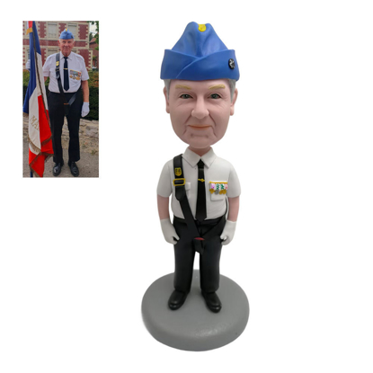 Picture of Custom Bobbleheads:  Man In Uniform| Personalized Bobbleheads for the Special Someone as a Unique Gift Idea｜Best Gift Idea for Birthday, Christmas, Thanksgiving etc.