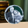 Picture of Personalized 2D or 3D Crystal Photo Keychain Gift in Heart Crystal - Custom Photo Keychain - Pet Lover Gift