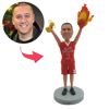 Picture of Custom Bobbleheads:  Fireball winner | Personalized Bobbleheads for the Special Someone as a Unique Gift Idea｜Best Gift Idea for Birthday, Christmas, Thanksgiving etc.