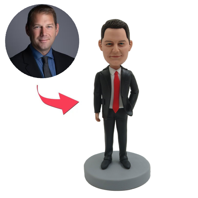 Picture of Custom Bobbleheads:  Officeman | Personalized Bobbleheads for the Special Someone as a Unique Gift Idea｜Best Gift Idea for Birthday, Christmas, Thanksgiving etc.