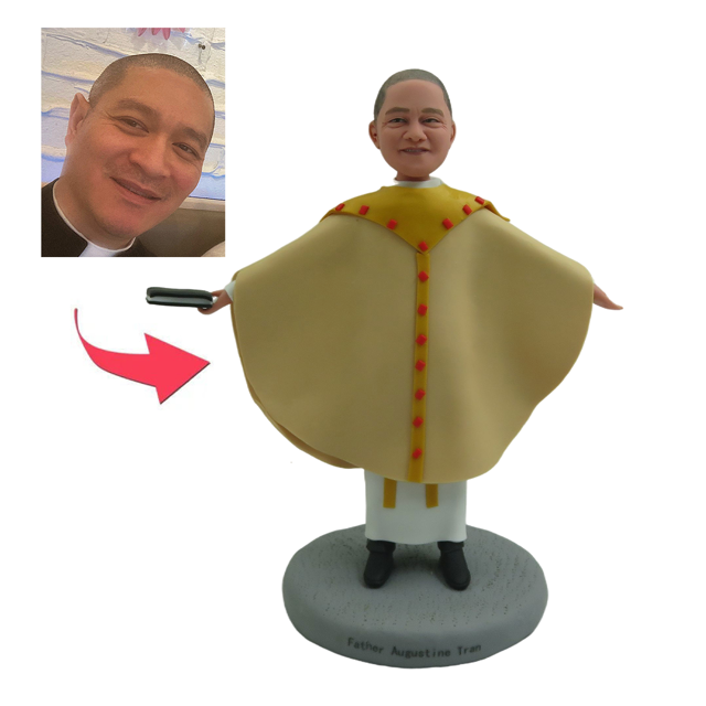 Picture of Custom Bobbleheads: Religious Priest| Personalized Bobbleheads for the Special Someone as a Unique Gift Idea｜Best Gift Idea for Birthday, Christmas, Thanksgiving etc.