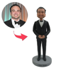 Picture of Custom Bobbleheads:  Groom Doll | Personalized Bobbleheads for the Special Someone as a Unique Gift Idea｜Best Gift Idea for Birthday, Christmas, Wedding etc.