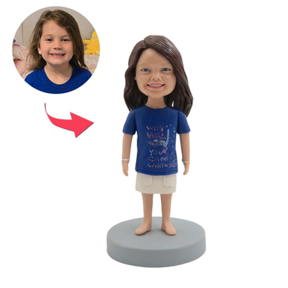 Picture of Custom Bobbleheads:  Girl Doll | Personalized Bobbleheads for the Special Someone as a Unique Gift Idea｜Best Gift Idea for Birthday, Christmas, Thanksgiving etc.
