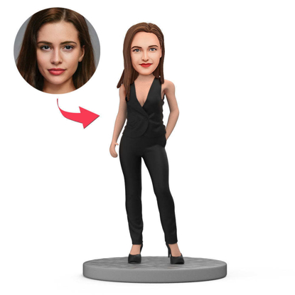 Picture of Custom Bobbleheads: Business Suit Lady | Personalized Bobbleheads for the Special Someone as a Unique Gift Ideas