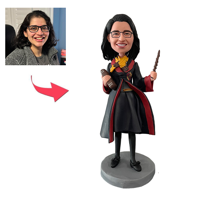 Picture of Custom Bobbleheads: Harry Peter Girl | Personalized Bobbleheads for the Special Someone as a Unique Gift Idea｜Best Gift Idea for Birthday, Christmas, Thanksgiving etc.