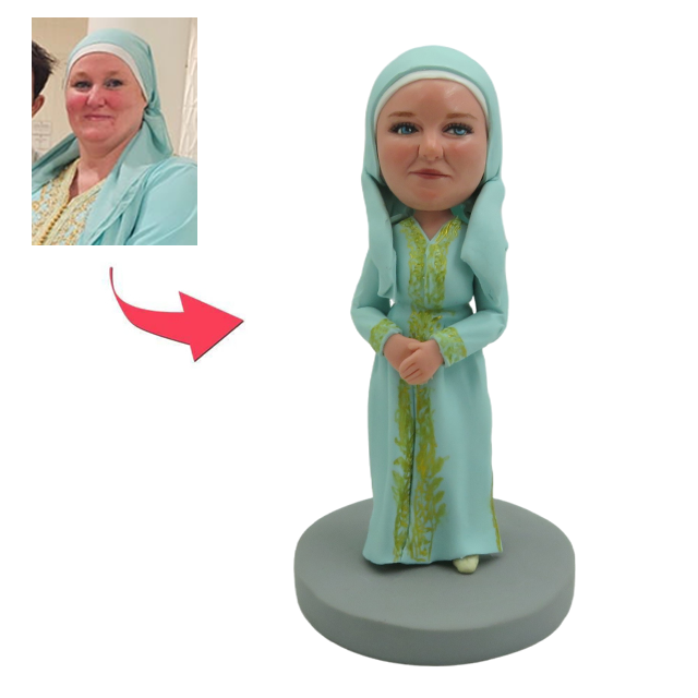 Picture of Custom Bobbleheads: Nun | Personalized Bobbleheads for the Special Someone as a Unique Gift Idea｜Best Gift Idea for Birthday, Christmas, Thanksgiving etc.