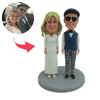 Picture of Custom Bobbleheads: Couple Going to A Party Bobbleheads | Personalized Bobbleheads for the Special Someone as a Unique Gift Idea｜Best Gift Idea for Birthday, Christmas, Thanksgiving etc.