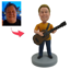 Picture of Custom Bobbleheads: Guitar player in Yellow Shirt | Personalized Bobbleheads for the Special Someone as a Unique Gift Idea｜Best Gift Idea for Birthday, Christmas, Thanksgiving etc.