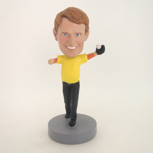 Picture of Custom Bobblehead Doll: Catching Baseball Man
