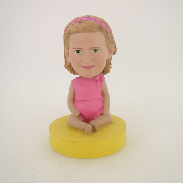 Picture of Custom Bobblehead Doll: Girl In Pink