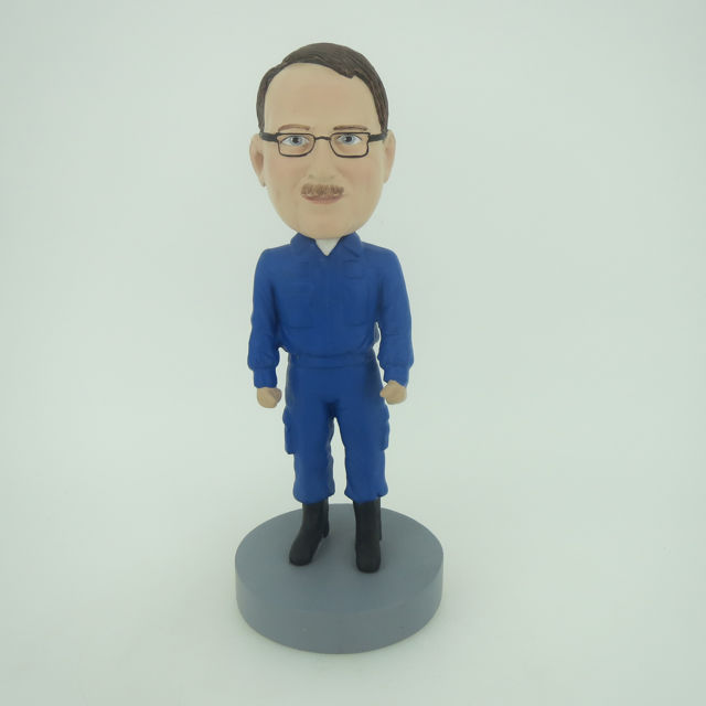 Picture of Custom Bobblehead Doll: Man In Blue Uniform