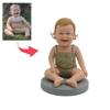 Picture of Custom Bobbleheads: Happy Fat Baby | Personalized Bobbleheads for the Special Someone as a Unique Gift Idea｜Best Gift Idea for Birthday, Christmas, Thanksgiving etc.