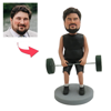 Picture of Custom Bobbleheads: Strong Weightlifter Player | Personalized Bobbleheads for the Special Someone as a Unique Gift Idea｜Best Gift Idea for Birthday, Christmas, Thanksgiving etc.