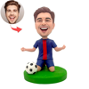 Picture of World Cup Happy Football Player | Personalized Bobbleheads for the Special Someone as a Unique Gift Idea