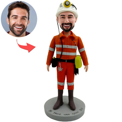 Picture of Miner | Personalized Bobbleheads for the Special Someone as a Unique Gift Idea