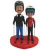 Picture of Skiing Couple | Personalized Bobbleheads for the Special Someone as a Unique Gift Idea
