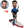 Picture of Man with Paddle Board | Personalized Bobbleheads for the Special Someone as a Unique Gift Idea