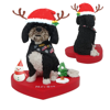 Picture of Dog with Santa Hat | Personalized Bobbleheads for the Special Someone as a Unique Gift Idea